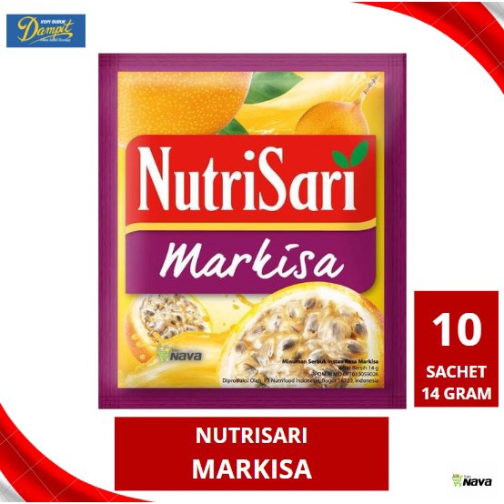 

NUTRISARI MARKISA 10x14gr / NUTRISARI MARKISA / NUTRISARI