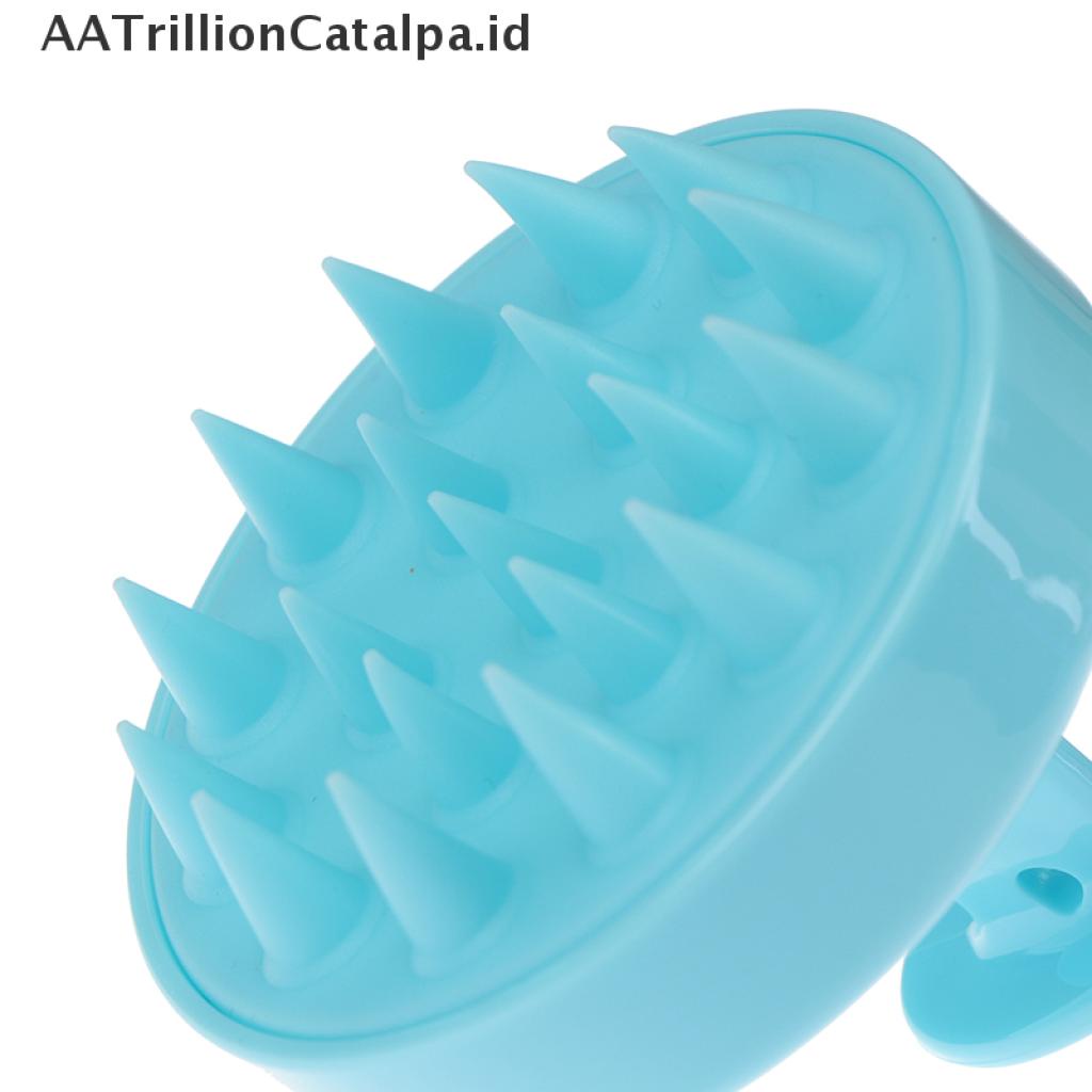 Aatrillioncatalpa 1Pc Sisir Pijat Kulit Kepala Bahan Silikon