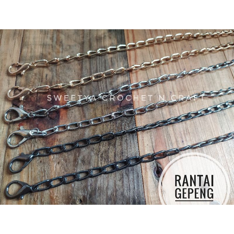 Rantai Tas Gepeng Kecil & besar