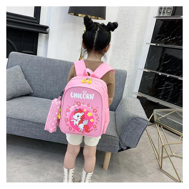 [COD] Tas Ransel Karakter Dinosaurus Unicorn Anak TK SD Laki-Laki Perempuan Terbaru Backpack Anak