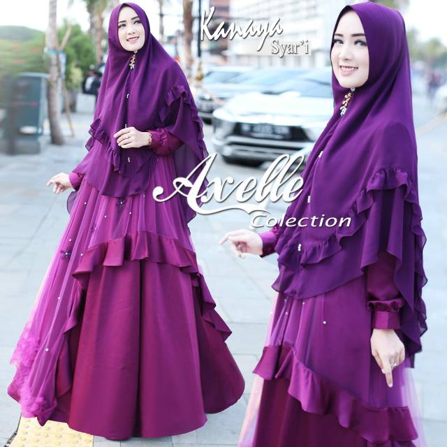 ORI💗💗💗 kanaya syari set by axelle gamis pesta