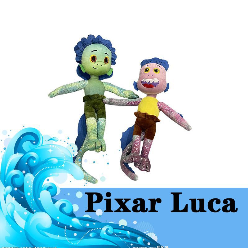 Luca Pixar Mainan Mewah Alberto Boneka Boneka Lembut Plushie Anak Anak Hadiah