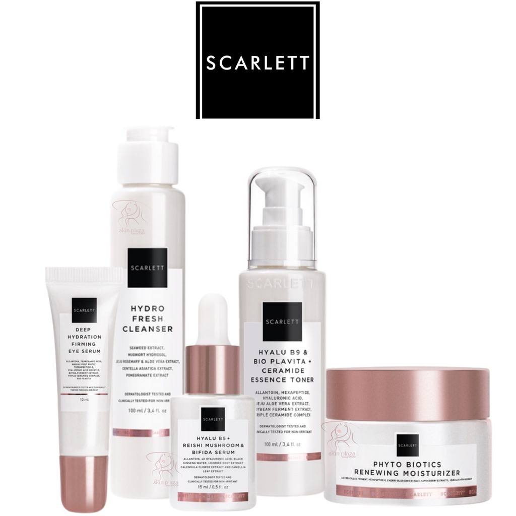 Scarlett Whitening Age Delay Eye Serum Cleanser Essence Toner Moisturizer