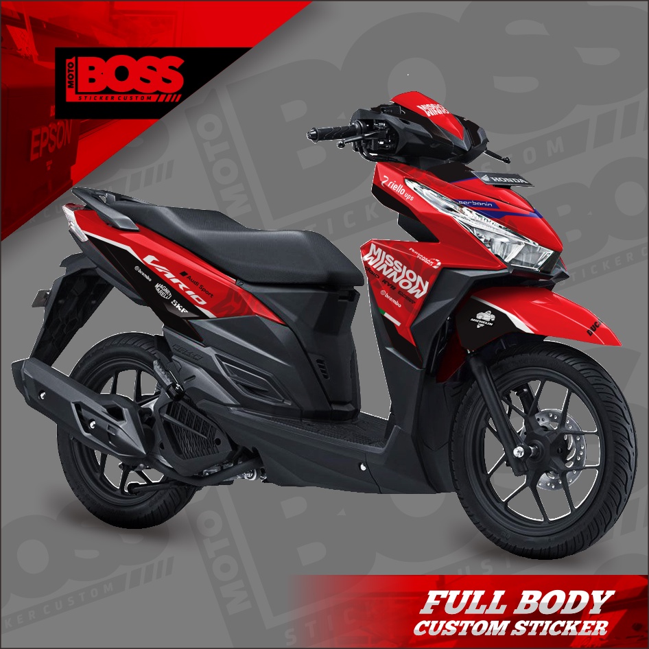 Decal Stiker Sticker Vario 125 150 old  Full Body Dekal Stiker Custom Vario 125 150 old Striping Ful