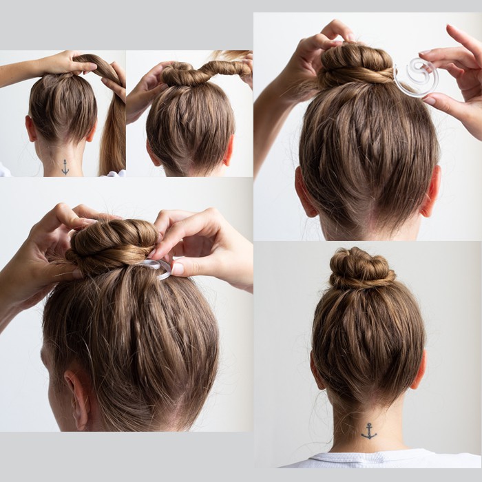 Invisibobble BUNSTAR Invisible Hairpin Bun Transparent Hairstyle Women