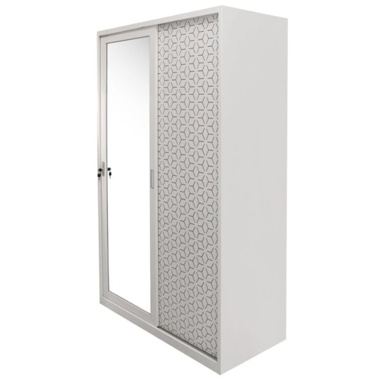 INFORMA LEMARI PAKAIAN 2 PINTU GESER HEXA