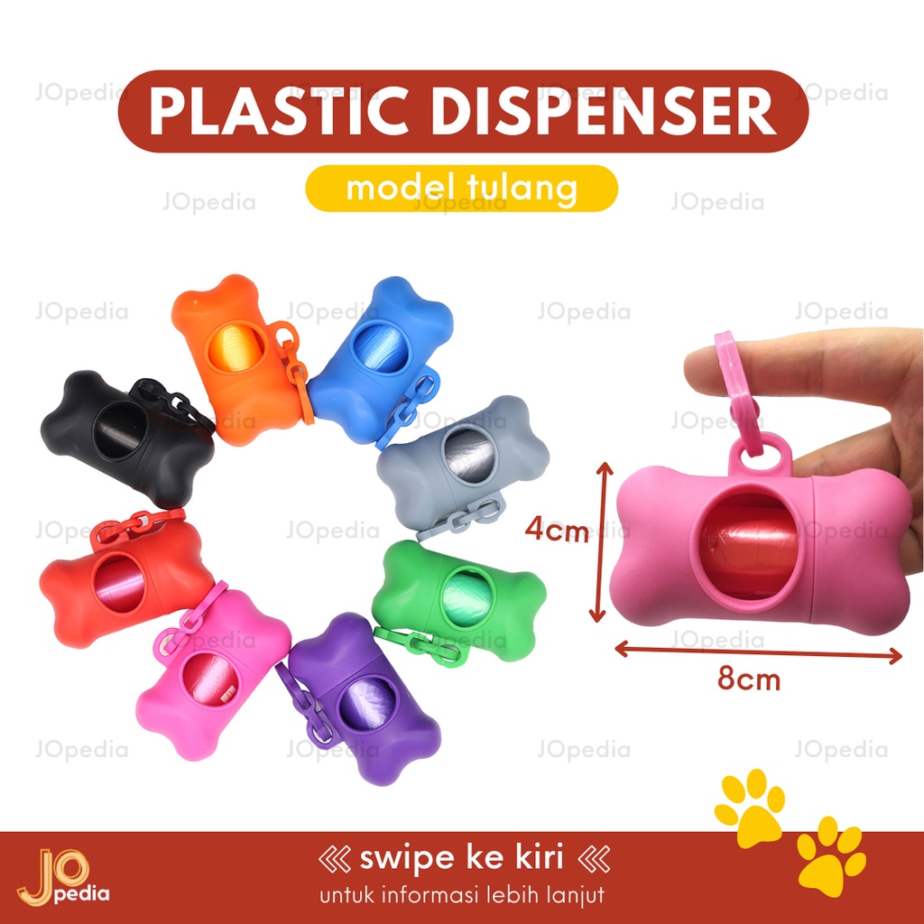 DISPENSER PLASTIK POOP Tempat Plastik Pup Poop Bag Kucing Anjing Hewan