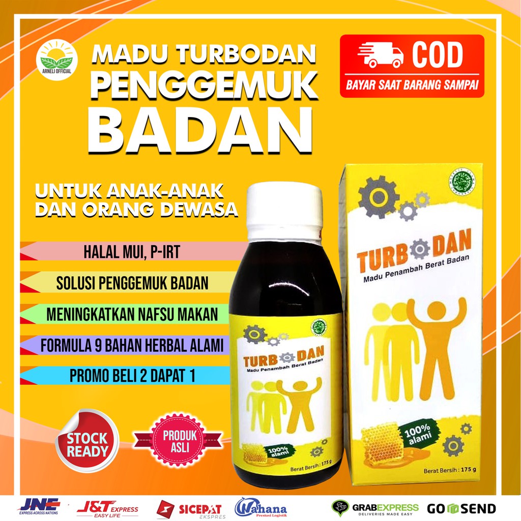Obat Penggemuk Badan Penambah Nafsu Makan Madu Obat Penggemuk Badan Turbodan