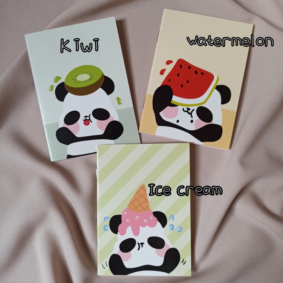 

Mini notes kecil - buku tulis kecil gambar panda