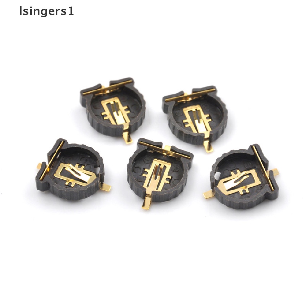 (lsingers1) 5pcs / set holder Baterai CR1220-2 CR1220 SMD 1220