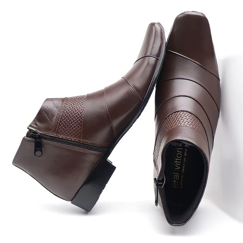 Pantofel Sepatu Pria Kulit Sapi Asli Sepatu Cowok Kerja Sepatu Kondangan Resmi Formal