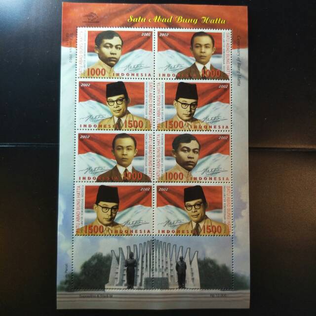 

Mini Sheet Perangko Satu Abad Bung Hatta - 2002 - Prangko Indonesia