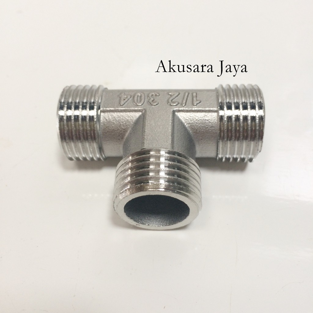 Jual Tee Drat Luar Stainless Inc Shopee Indonesia