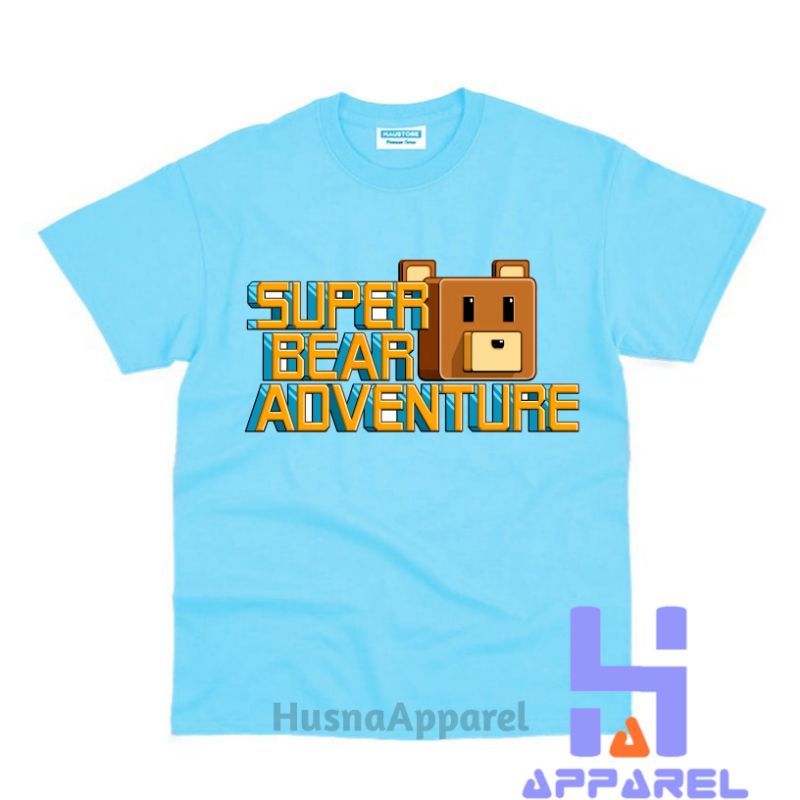 BAJU ANAK KAOS ANAK SUPER BEAR ADVENTURE GAME
