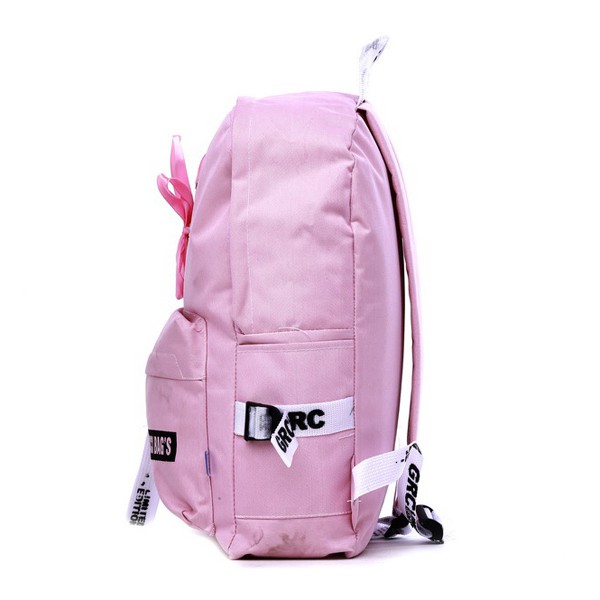 tas ransel anak remaja perempuan GRCI-80 - tas sekolah anak sd-smp-smk murah pink