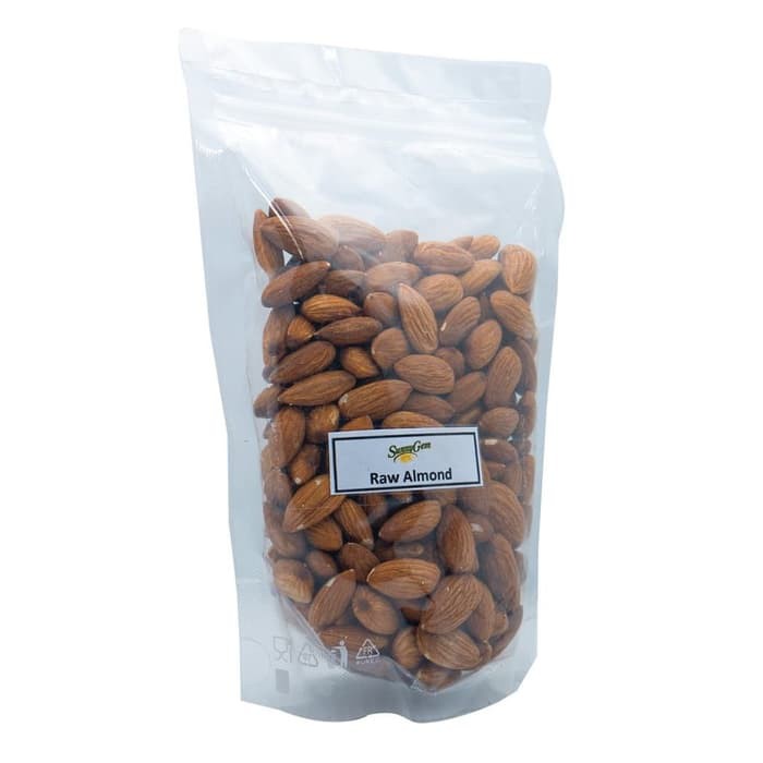 

NATURAL RAW ALMOND REPACK SUNNY GEM USA 250gr Beli 1kg lebih hemat