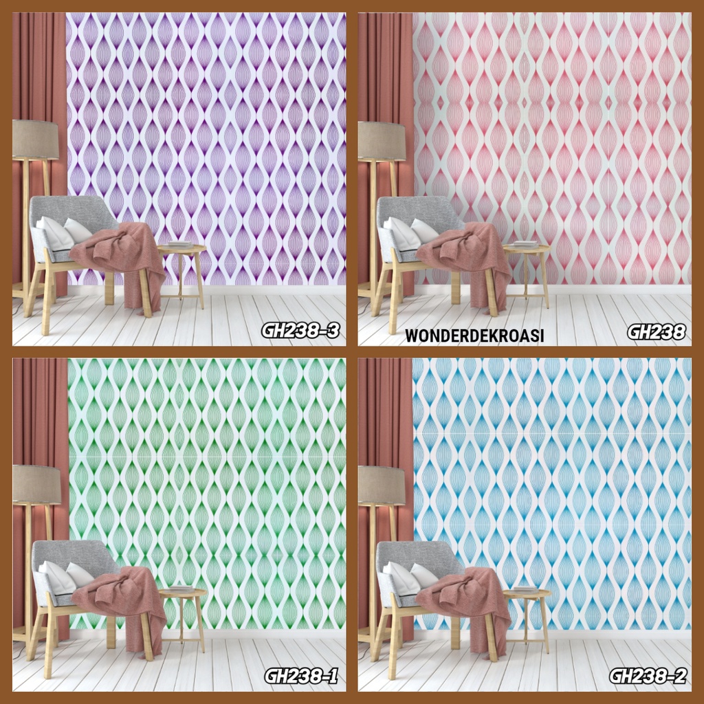 Wallpaper Dinding Motif Gemoetri Stiker Dinding Stiker dinding Stiker Dinding Aesthetic Wallpaper Dinding -Wonderdekorasi