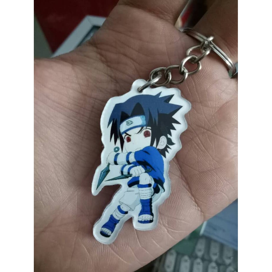 Gantungan kunci (GANCI) ANIME Akrilik Naruto SASUKE #01