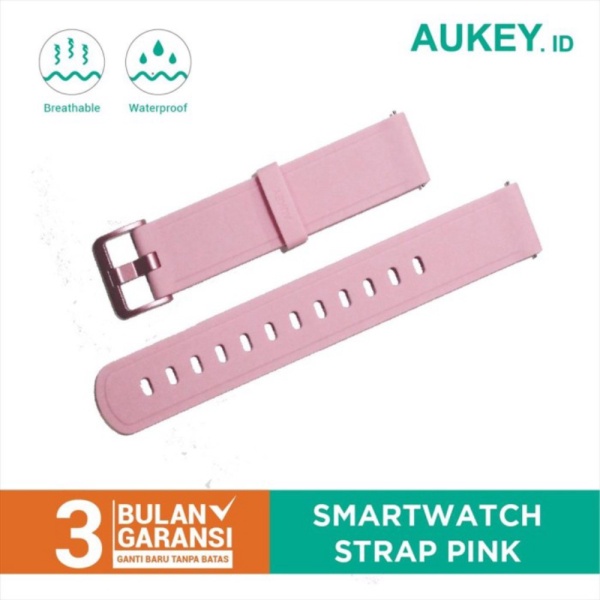 Smartwatch Pink Aukey Strap Diskon Promo
