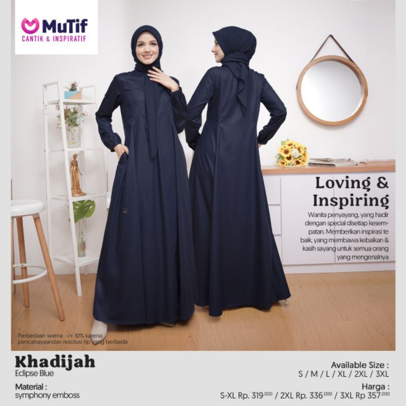 Gamis Mutif Terbaru || Khadijah Mutif