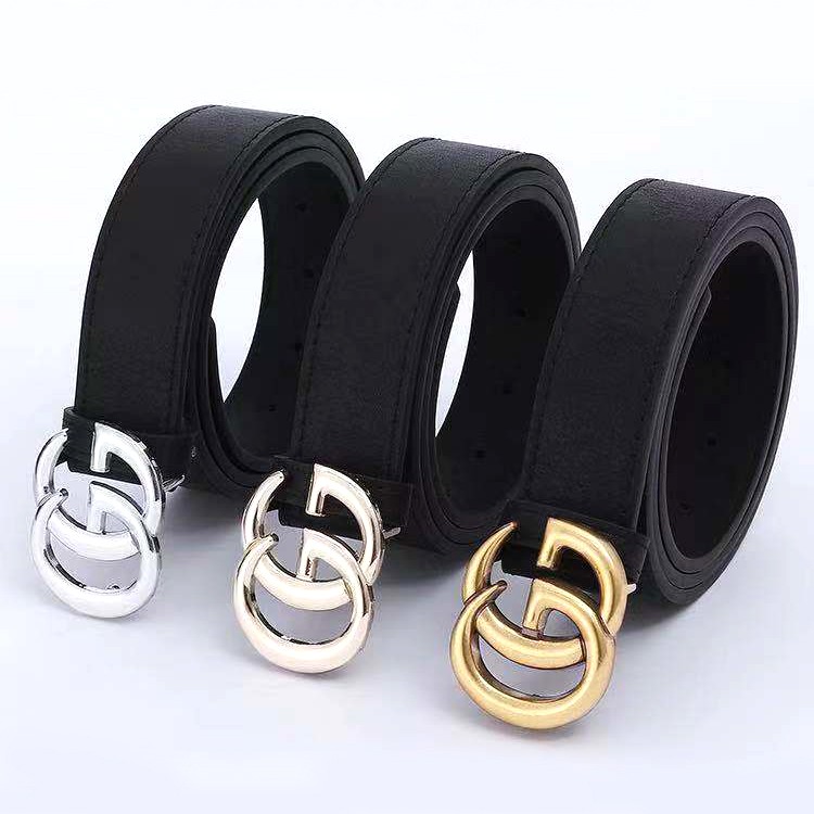 Tali Pinggang Double G Belt Wanita Belt Fashion Sabuk Kulit Buatan Polyurethane Import/ikat pinggang wanita