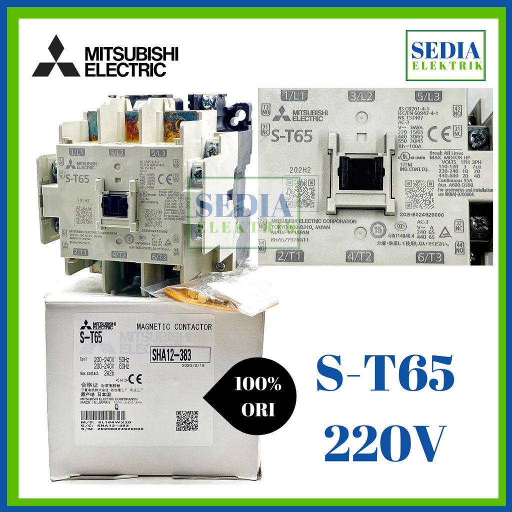 S-T65 ST-65 ST 65 Kontaktor Contactor Mitsubishi