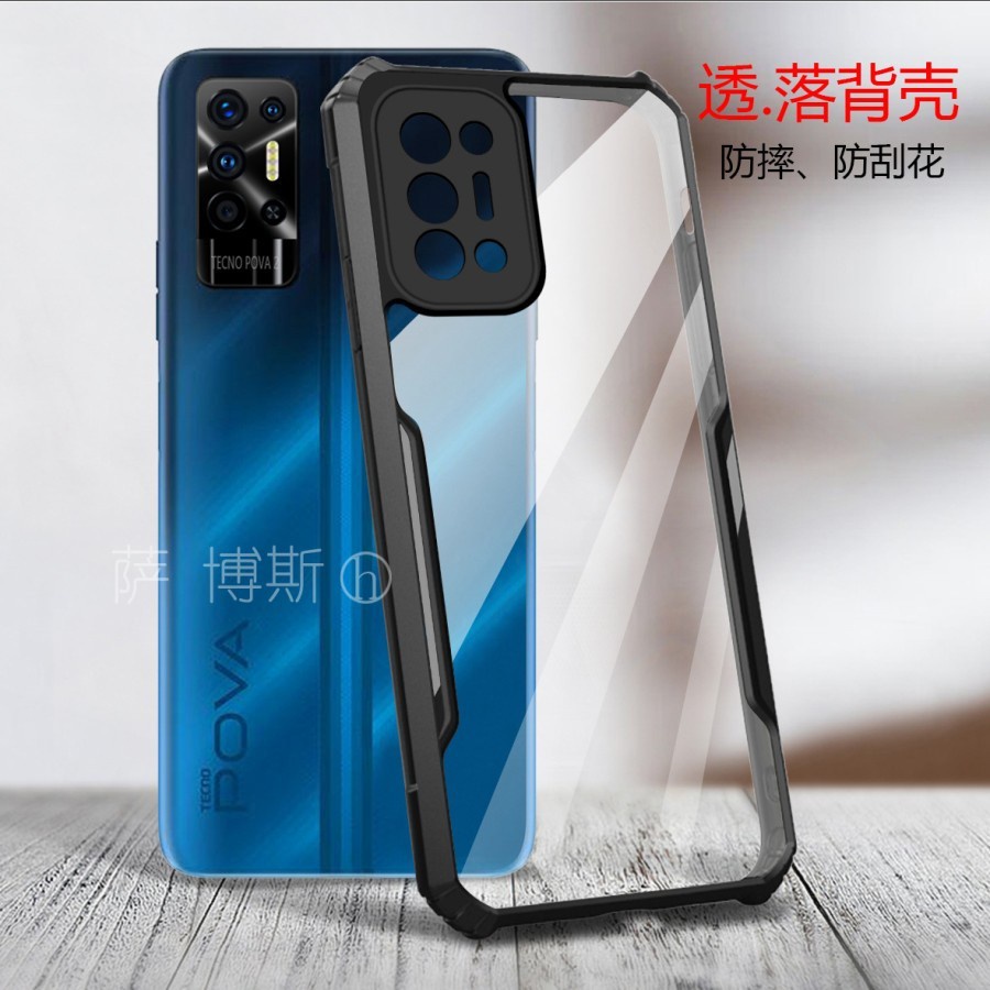 TECNO POVA 4 PRO POVA 4 POVA NEO 2 POVA 2 SPARK GO 2023 SPARK 6 GO CASE HARDCASE FUZE BENING CLEAR SHOCKPROOF IPAKY BENING CASING PROTECT CAMERA COVER PELINDUNG KAMERA