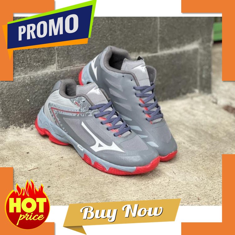 Stok terbatas.. PREMIUM ORIGINAL / sepatu voly murah / mizuno wlz 5 low / cod termurah