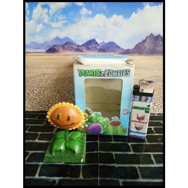 Plants Vs Zombies Action Figure Popular Cartoon Resin Toy 7 Cm Plants