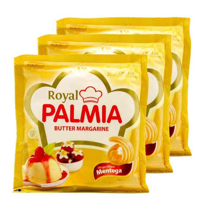 Palmia  Royal Butter Margarin 200 Gram Saset Mentega Butter
