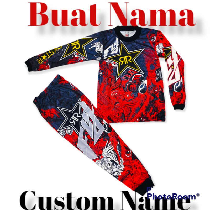 Saelaris_ Setelan Baju Anak Motor Cross, Setelan Baju Anak Motor Balap, Setelan Baju Anak Motor