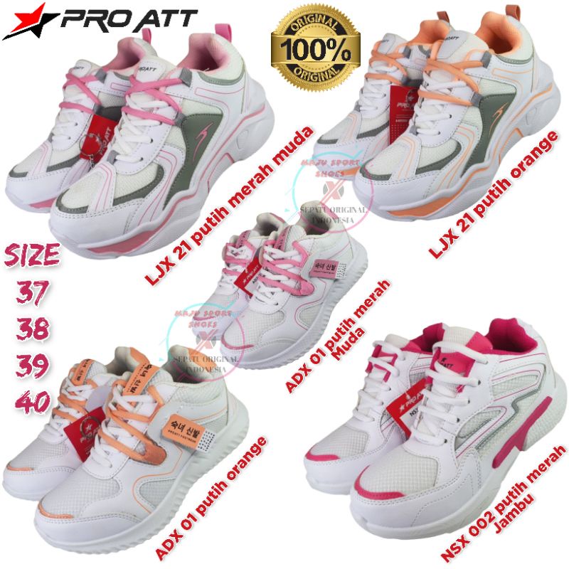 PRO ATT LJX 21 / PRO ATT ADX 01 / PRO ATT NSX 002 / PRO ATT LJX 22 / PRO ATT NSX 001 - SEPATU PRO ATT WANITA ORIGINAL / SEPATU WANITA KOREAN STYLE