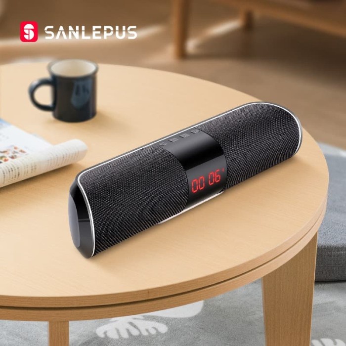 SANLEPUS Bluetooth HiFi Speaker Stereo Soundbar - JC-216 - Black
