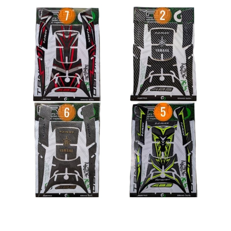 DISKON TERBARU   aksesoris Yamaha new NMAX 2020-2022 ABS - tankpad protector stiker timbul BISA COD