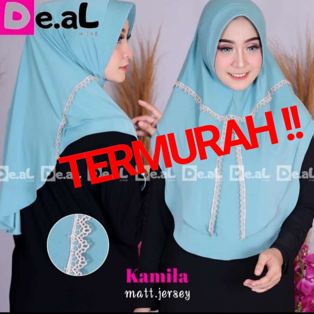 HIJAB KAMILA DE.AL JERSEY HIJAB INSTAN