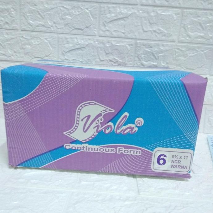 

kertas computer form Viola 9,5 x 11 6 ply NCR Warna KERTAS FOLIO