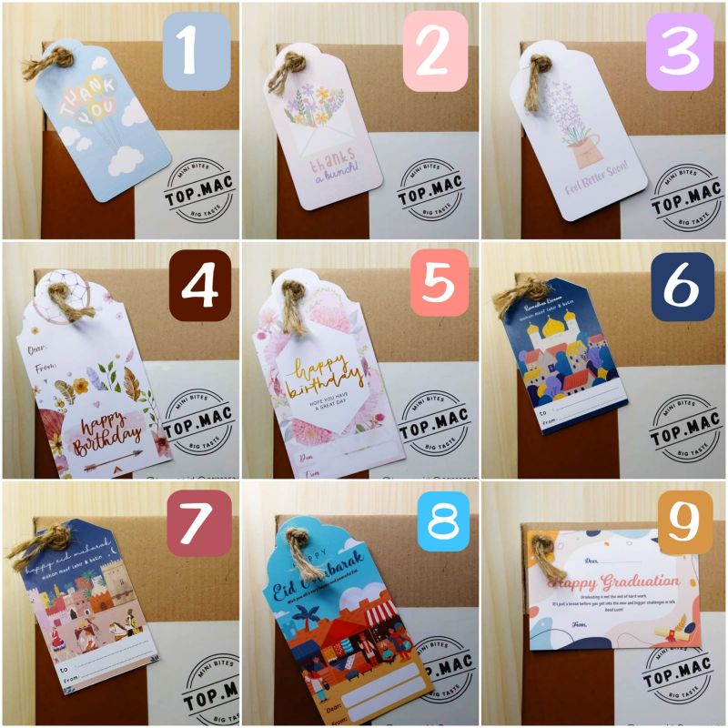 

Hangtag Ucapan Hampers