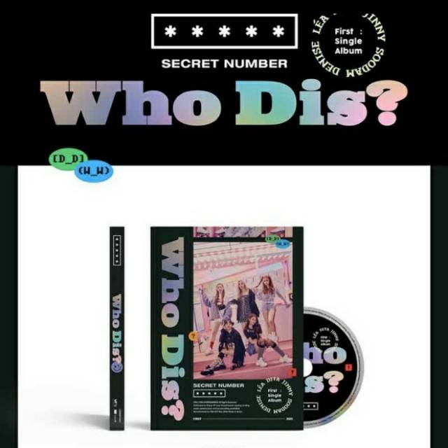 ALBUM KOREA SECRET NUMBER SINGLE ALBUM WHO DIS