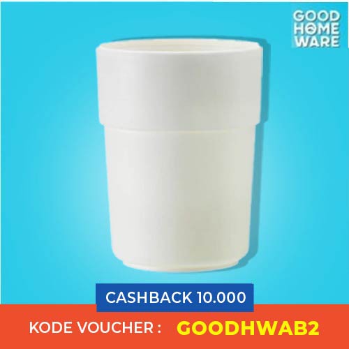 Mug untuk sikat gigi dan odol warna putih diameter 8cm Mug untuk sikat gigi dan odol warna putih diameter 8cm
