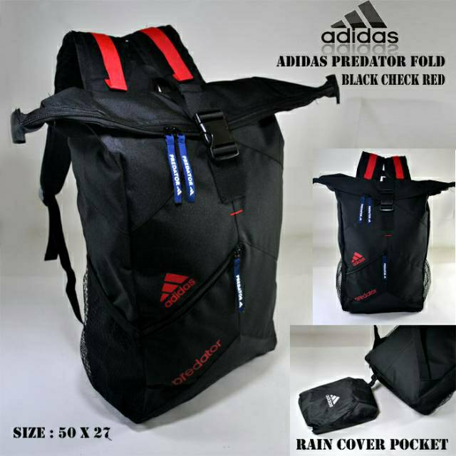 TAS RANSEL PRIA ADIDAS SEKOLAH OLAHRAGA KERJA PRIA WANITA FREE RAINCOVER