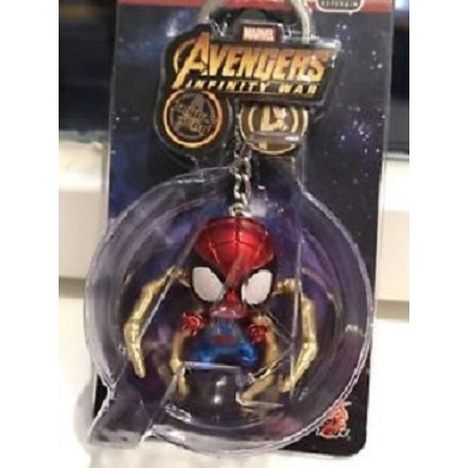 Hot Toys Cosbaby Keychain Iron Spider Gantungan Kunci Infinity War
