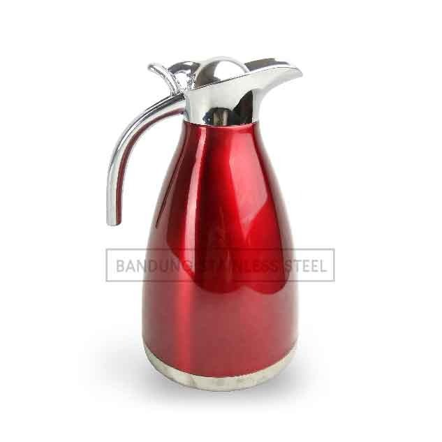 termos air teh kopi stainless steel 1.5 liter 2 liter vacuum panas dingin elegan