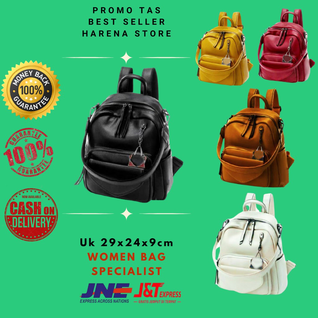 Tas Ransel Punggung Backpack Wanita Cewek Cewe Stylish Backpack Mini Kecil Korea Impor import