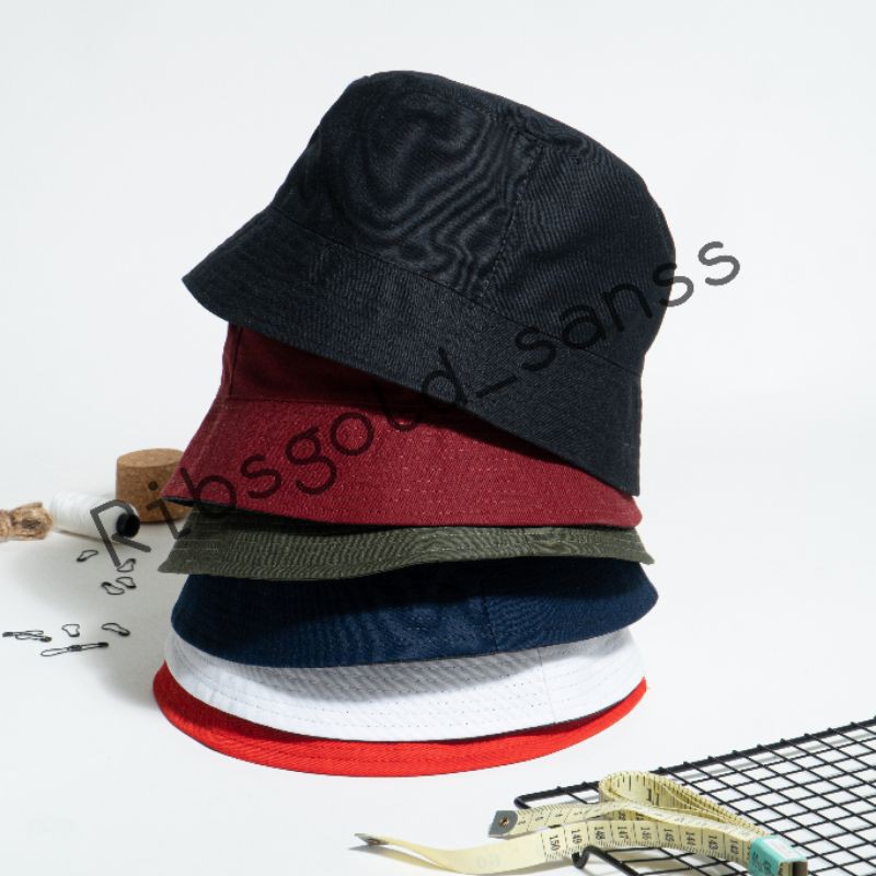 TOPI BUCKET RIBSGOLD / TOPI BUCKET KOREA / TOPI BUCKET / BUCKET POLOS / TOPI POLOS