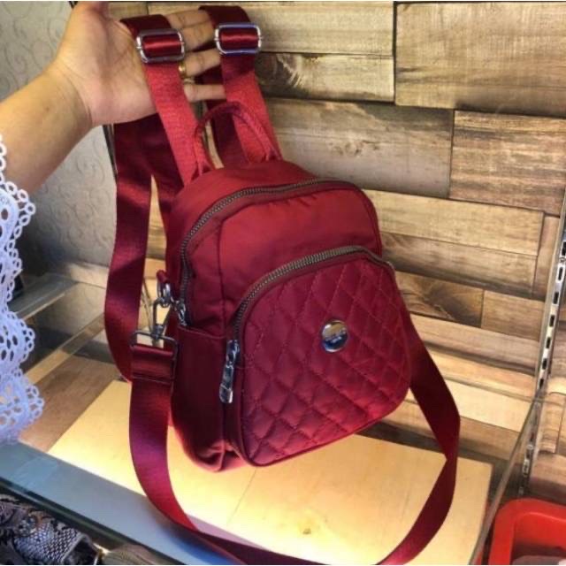 LUCKYMALL Tas Wanita Import Jinjing Dan Selempang CHIBAO Mini CB2030 2030 Bordir Bahan Parasut Kualitas Super