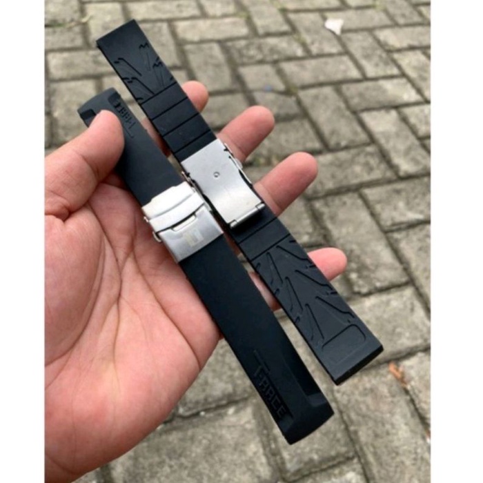 Strap jam tangan Ruber premium T*sot T-RACE TRACE 20MM