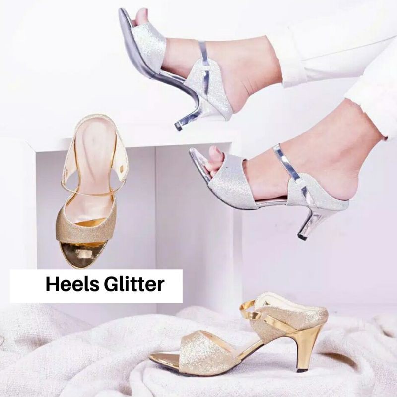 Heels Pump Glitter