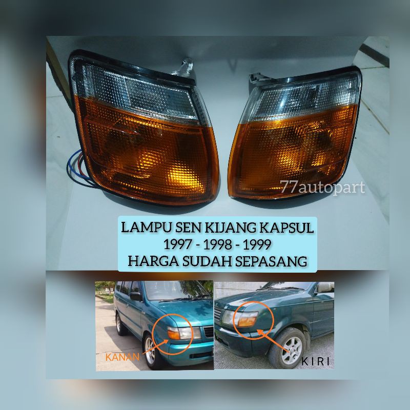 Lampu sen kijang kapsul 1997 1998 1999 set kanan kiri