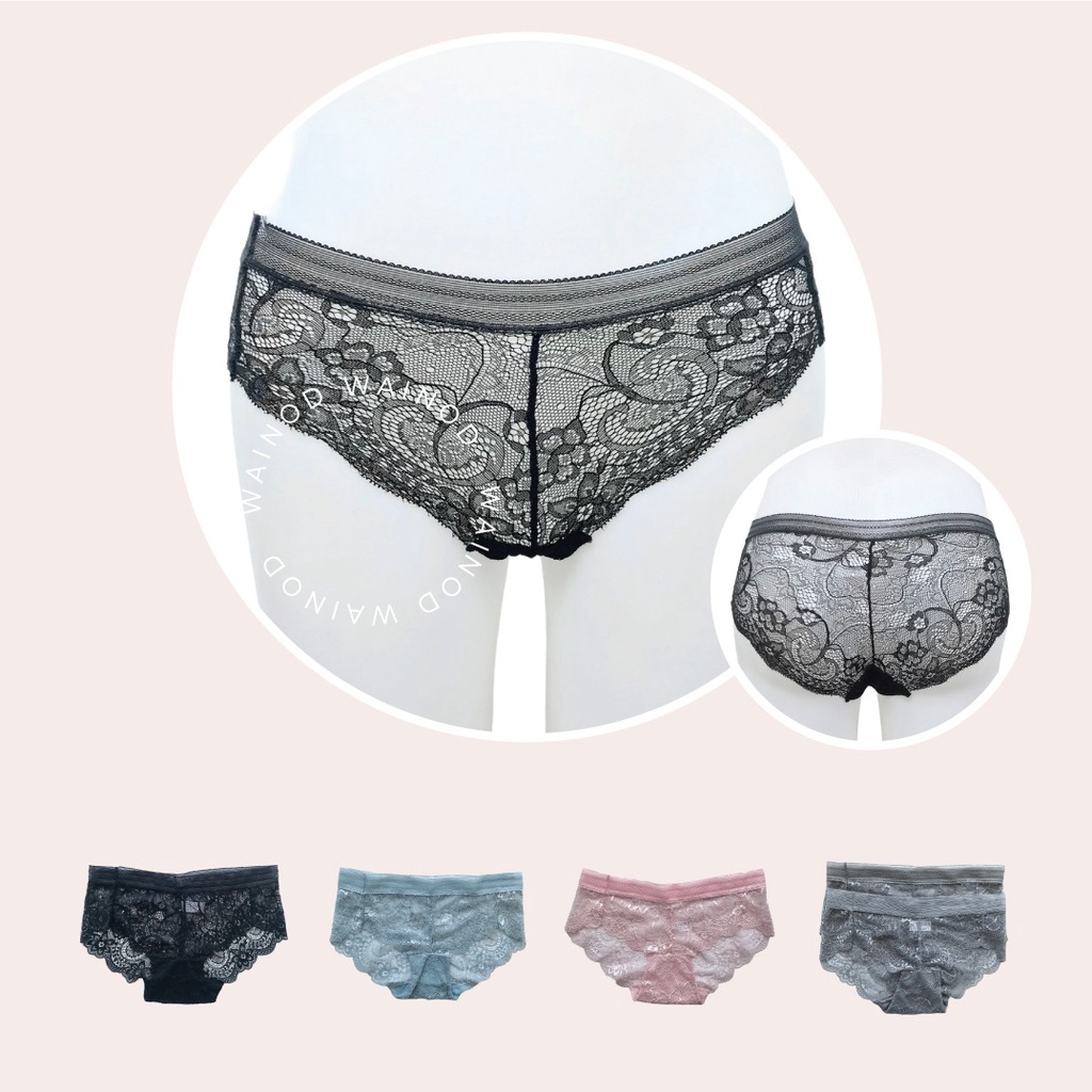 WAINODSHOP - MOZA lace underwear / celana dalam brokat sexy