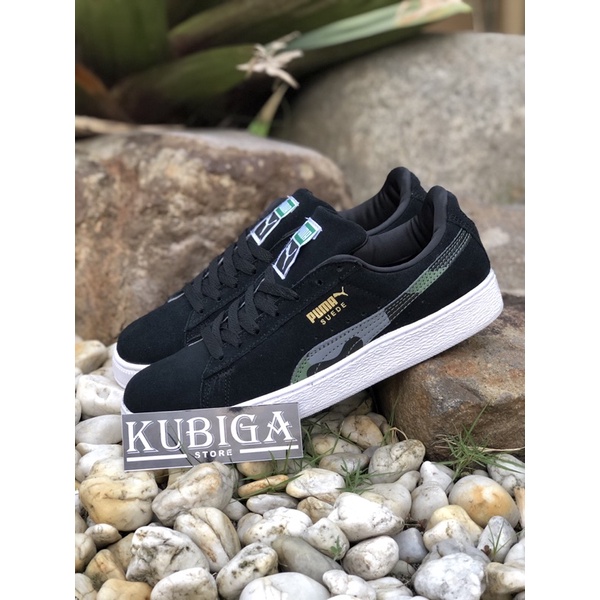 Jual Sepatu Puma Suede Classic Camo Black White | Shopee Indonesia